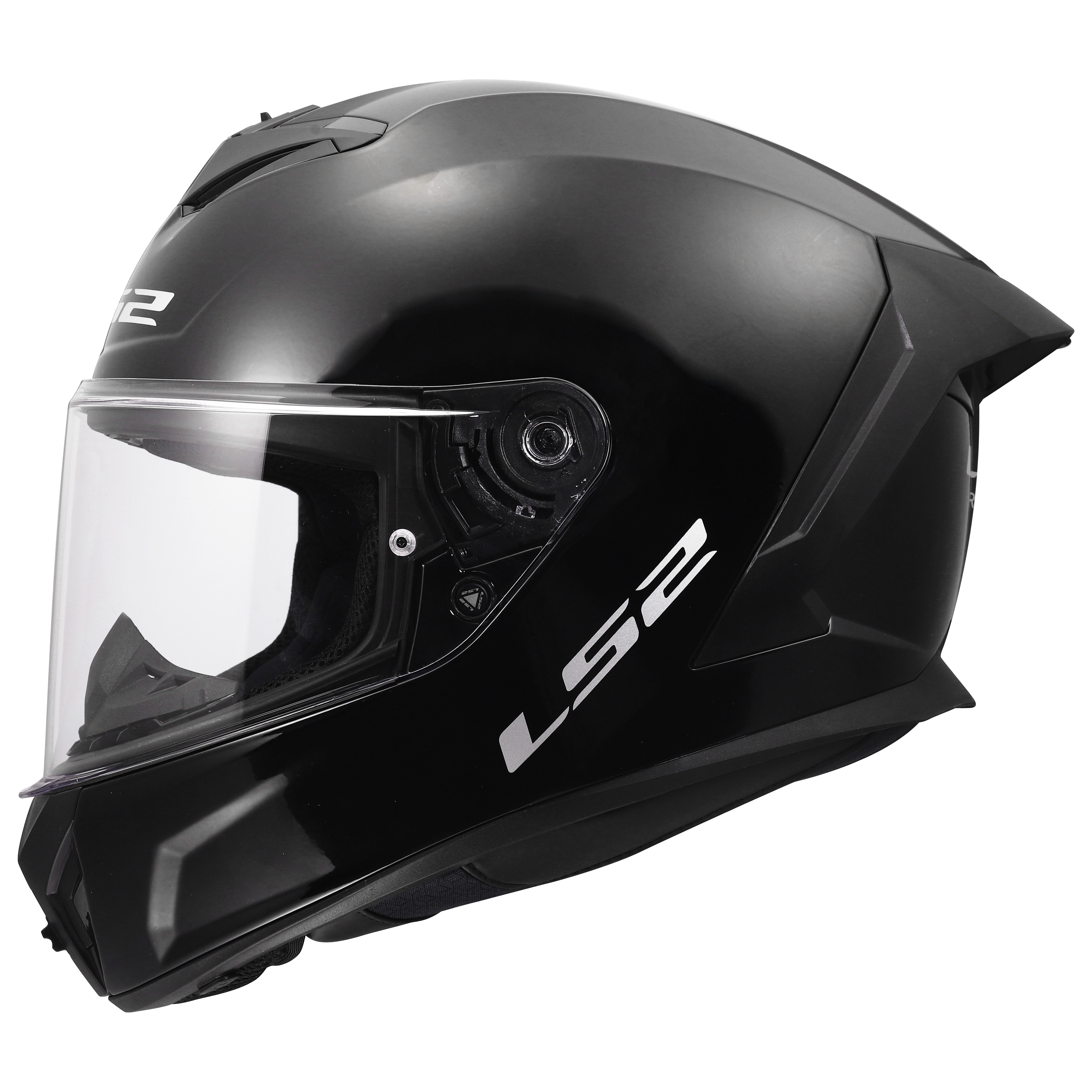 LS2 FF820 RAPID III SOLID GLOSS BLACK 168200012 (1)